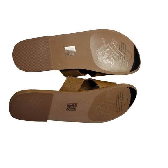 Free People Brown Sandals Minimalist Summer Style - Picture 6 of 14